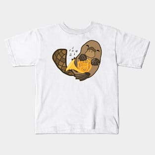 French Horn Platypus Kids T-Shirt